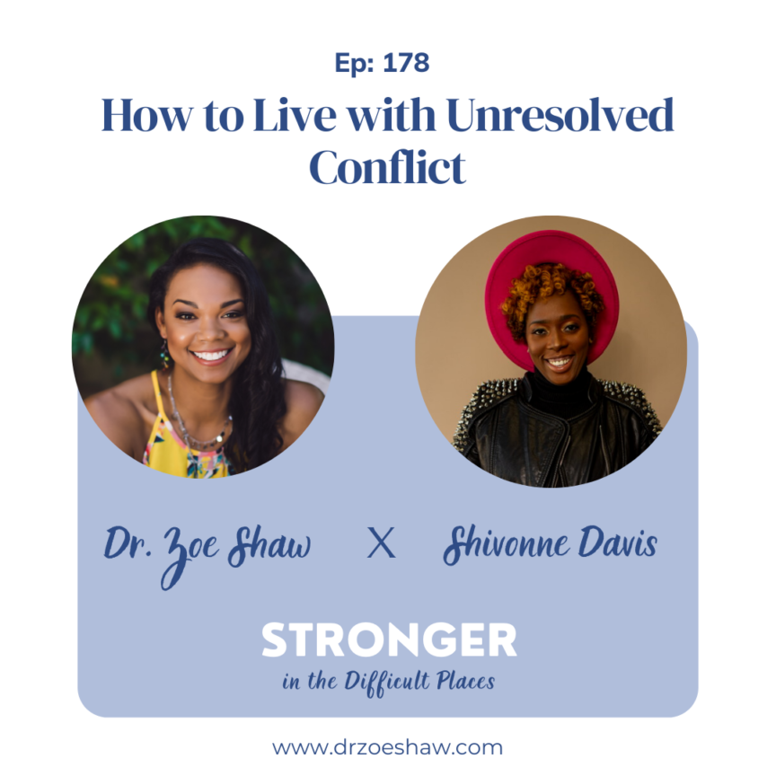 How to Live with Unresolved Conflict